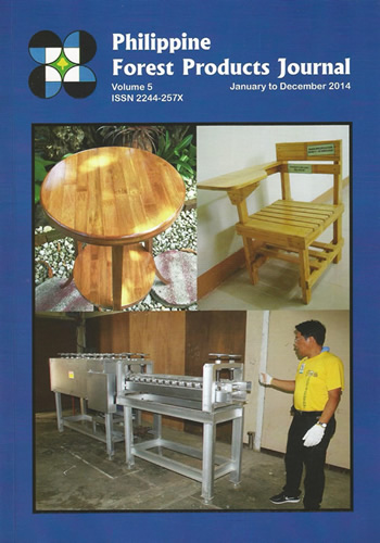 Philippine Forest Products Journal 2014