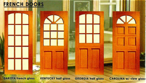 French doors.