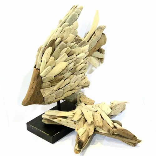 Starwood creates masterpieces from driftwood.